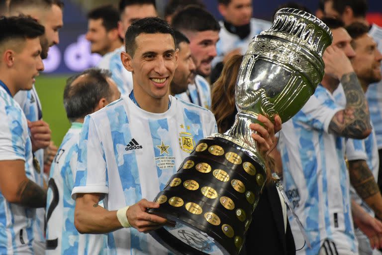 Ángel Di María campeón de América con la Selección