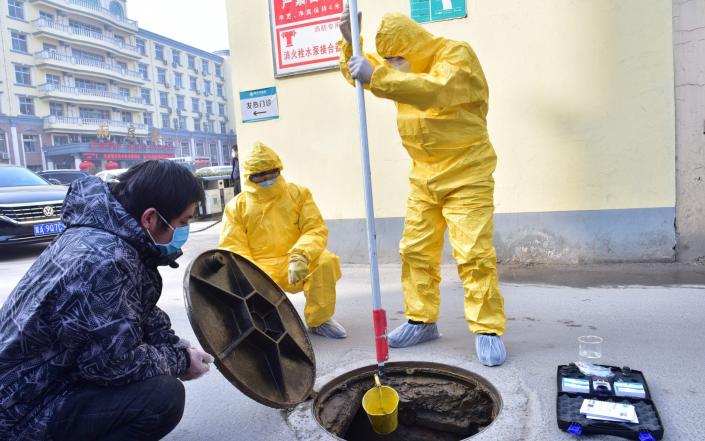 Sewers being checked in Chine - REUTERS