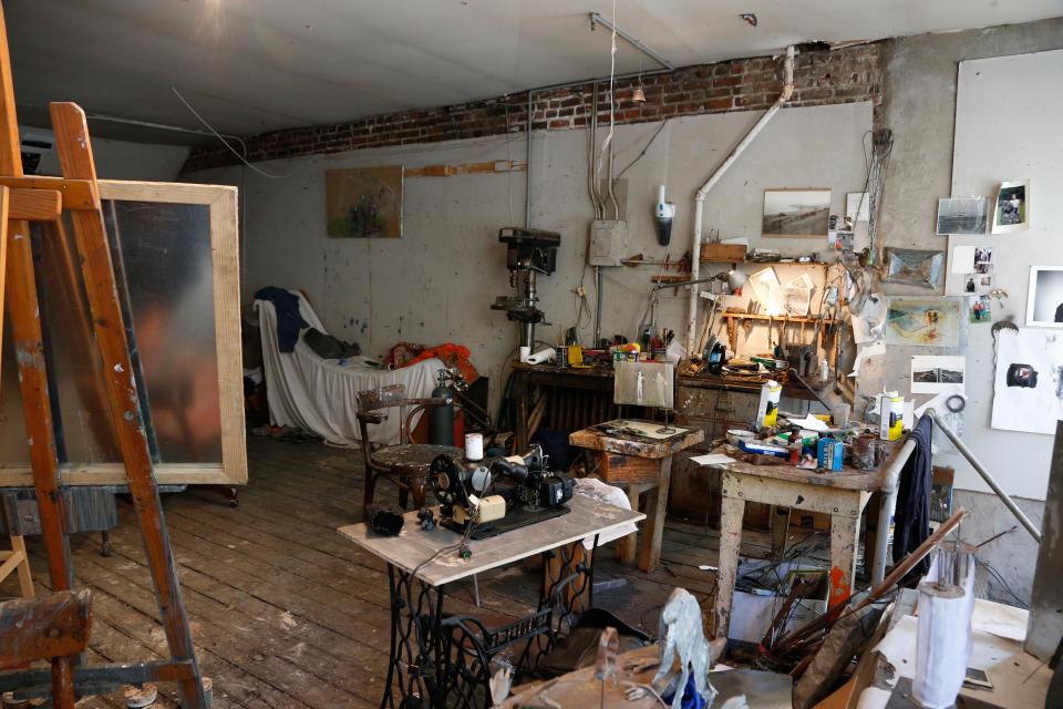 The artist was still lugging around a Singer sewing machine in her 80s in her downtown studio.