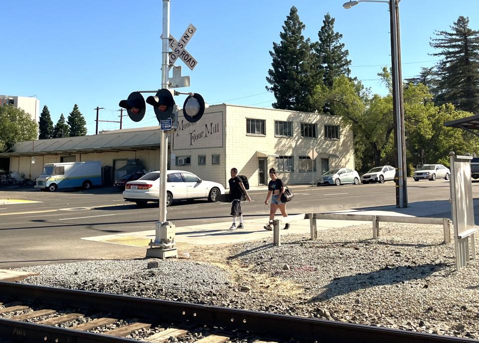 Most passersby don't realize one of Shasta County's most famous historical events occurred near the railroad tracks at Shasta Street in downtown Redding where the Ruggles brothers were hung in July 1892.