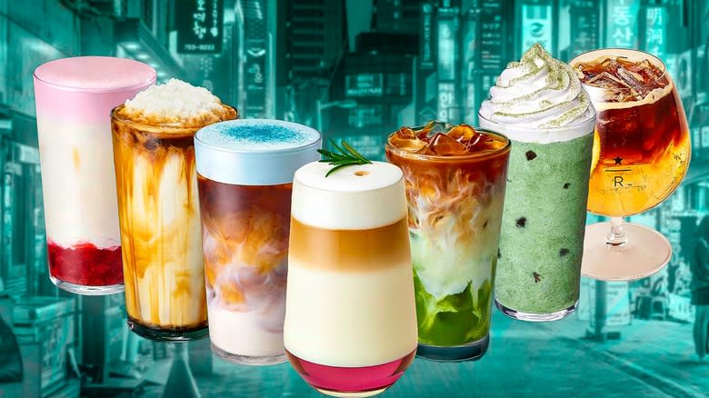 South Korean Starbucks drinks