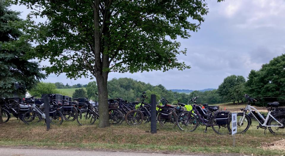 Bikes and buggies well-outnumbered the cars and trucks in the makeshift parking lots at Family Farm Field Days in Baltic July 15-16. The event will be held at the same farm in 2023 on July 14-15.