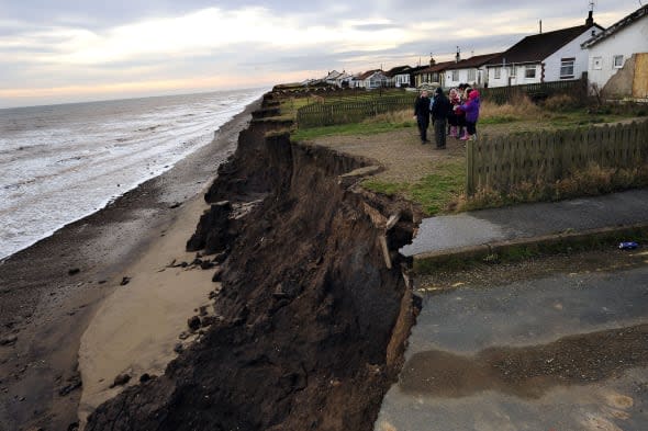 Coastal erosion