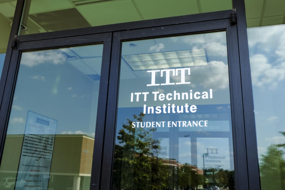 CHANTILLY, VA   SEPTEMBER 6: The Chantilly Campus of ITT Technical Institute sits closed and empty on Tuesday, September 6, 2016, in Chantilly, VA.  ITT Educational Services, one of the largest operators of for-profit technical schools, ended operations at all of its ITT Technical Institutes today, citing government action to curtail the company's access to millions of dollars in federal loans and grants, a critical source of revenue.   (Photo by Jahi Chikwendiu/The Washington Post via Getty Images)