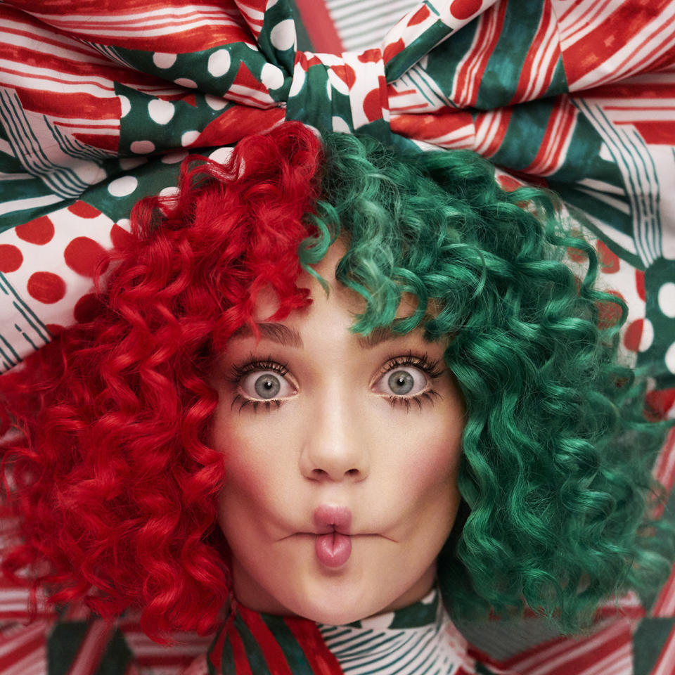 Frequent Sia collaborator Maddie Ziegler appears on the cover of Sia's holiday album, "Everyday Is Christmas." (Photo: Monkey Puzzle / Atlantic Records)