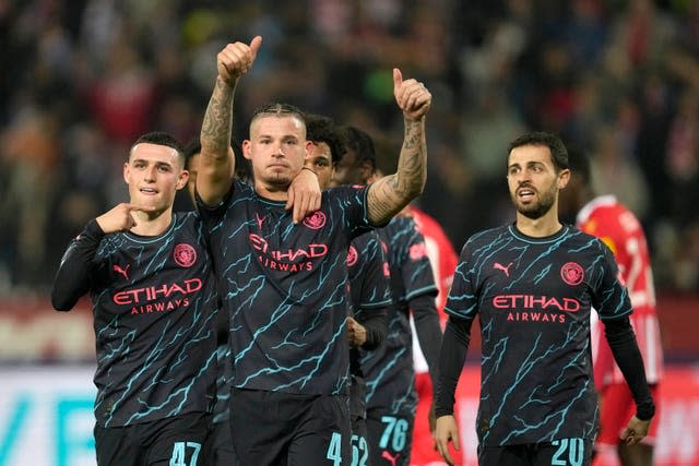 Manchester City celebrate