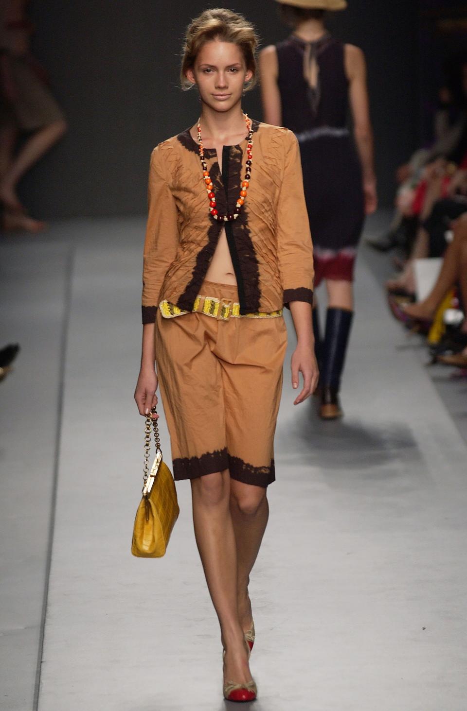 Miuccia Prada has a very strong opinion on whether you can wear black and brown together, like, 20 years strong.