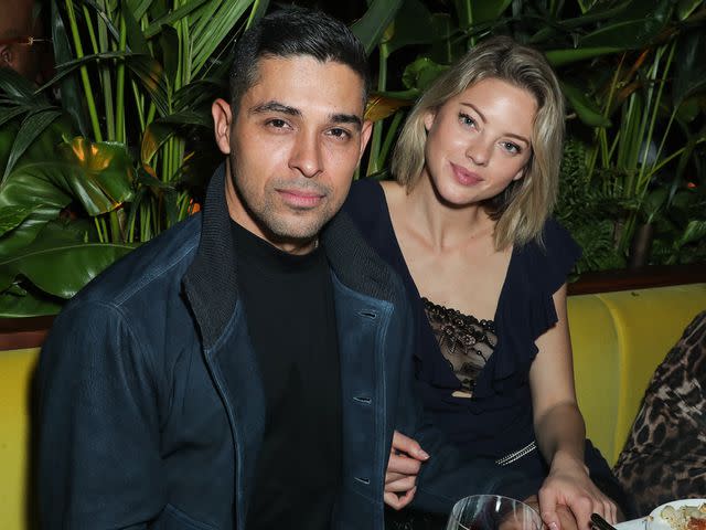 <p>Chelsea Lauren/WWD/Penske Media/Getty</p> Wilmer Valderrama and Amanda Pacheco