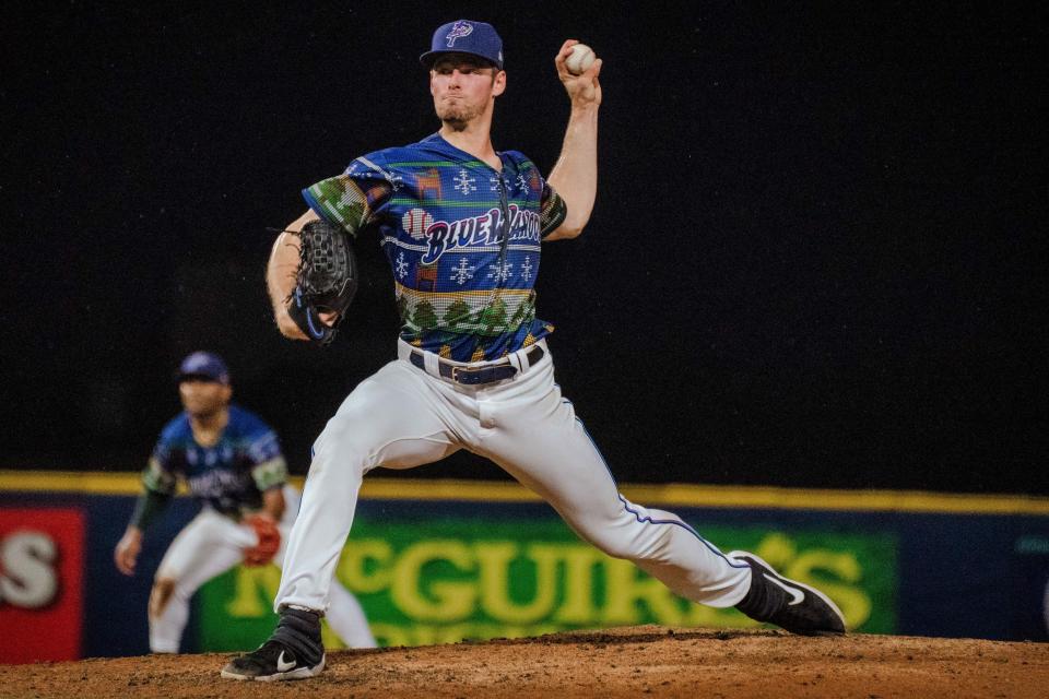 Jake Eder has shined for the Blue Wahoos since returning to Pensacola after 22 months of injury recovery.