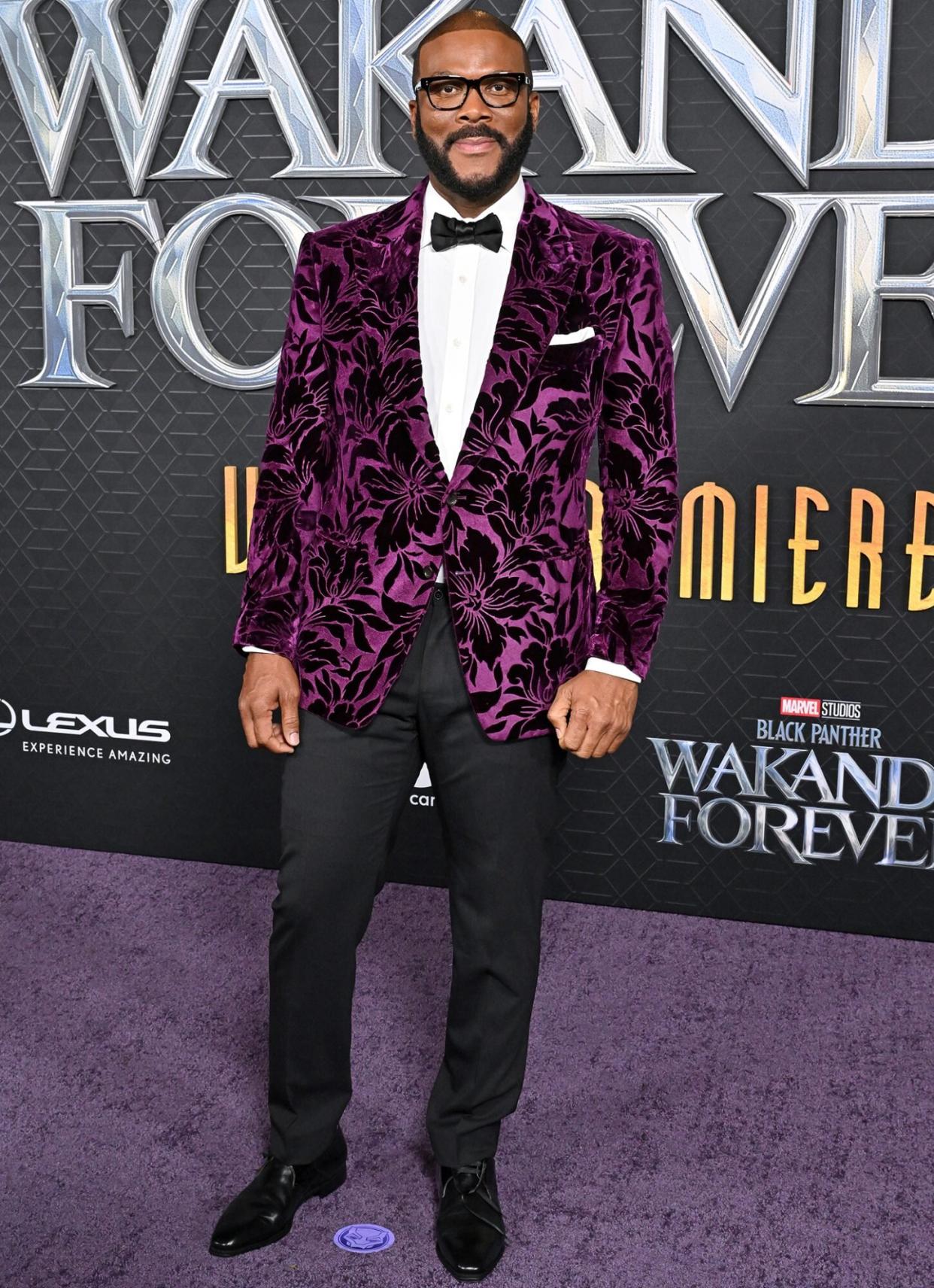 Tyler Perry attends Marvel Studios' "Black Panther 2: Wakanda Forever" Premiere