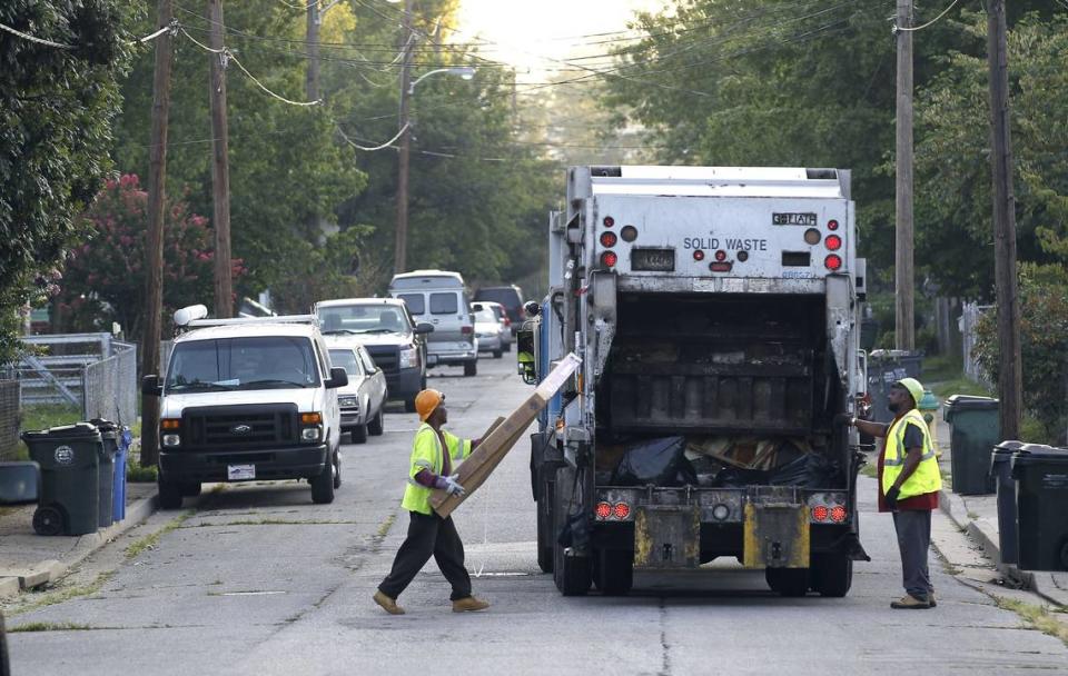 Due to extreme heat, Lexington will start garbage pick up earlier this week. Residents are encouraged to put out their trash cans the night before.