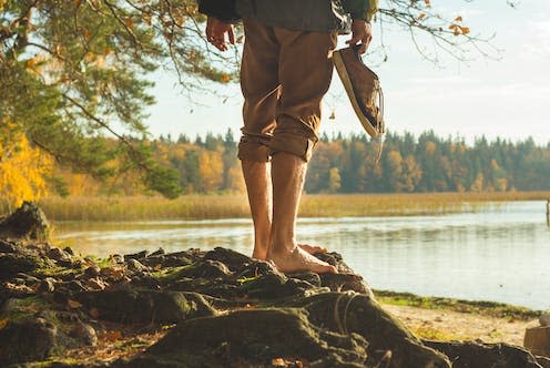   <span class="attribution"><a class="link " href="https://www.shutterstock.com/image-photo/faceless-man-standing-barefoot-on-lake-1647232741" rel="nofollow noopener" target="_blank" data-ylk="slk:Anastasiya Adamovich/Shutterstock;elm:context_link;itc:0;sec:content-canvas">Anastasiya Adamovich/Shutterstock</a></span>