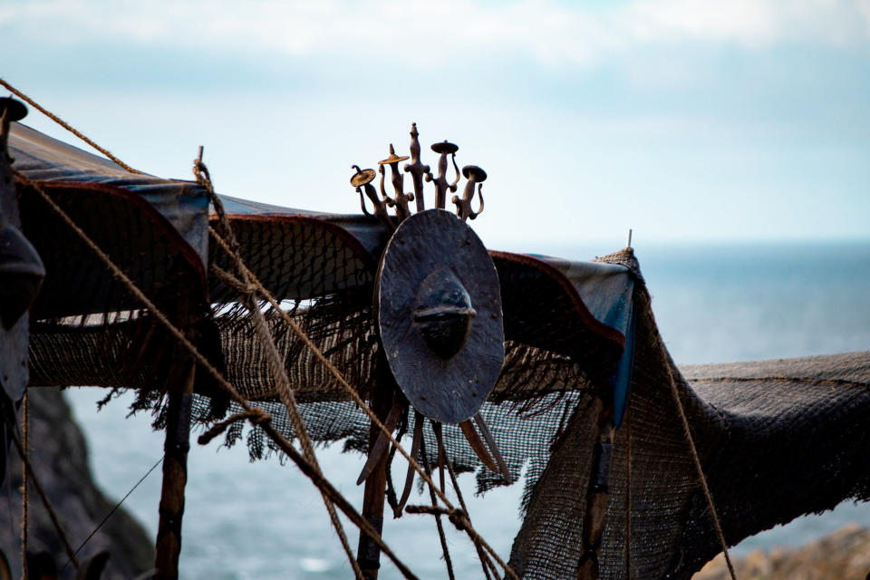 The set for filming of the Game of Thrones prequel 