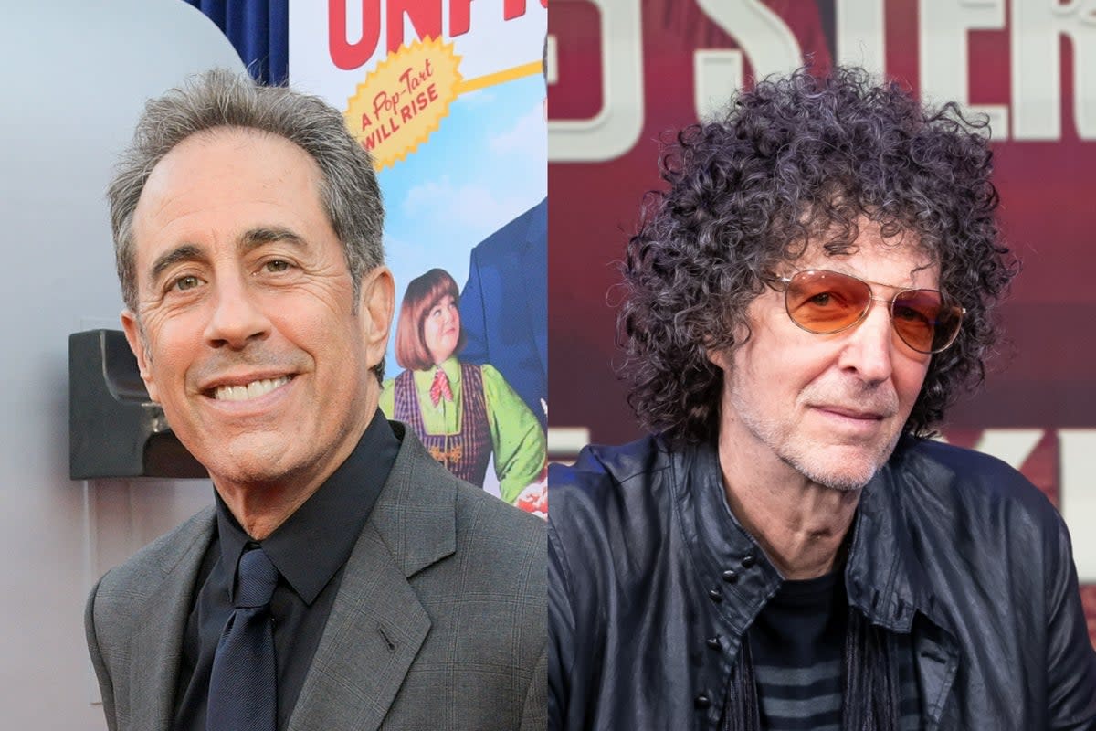 Jerry Seinfeld and Howard Stern (Getty)