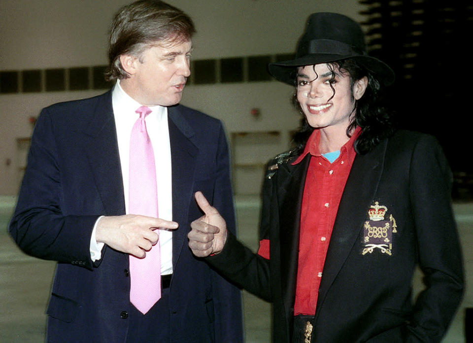 Michael Jackson helped Donald Trump open the Taj Mahal — then the biggest casino in the world — in Atlantic City, N.J., in 1990. (Photo: Donna Connor/FilmMagic)
