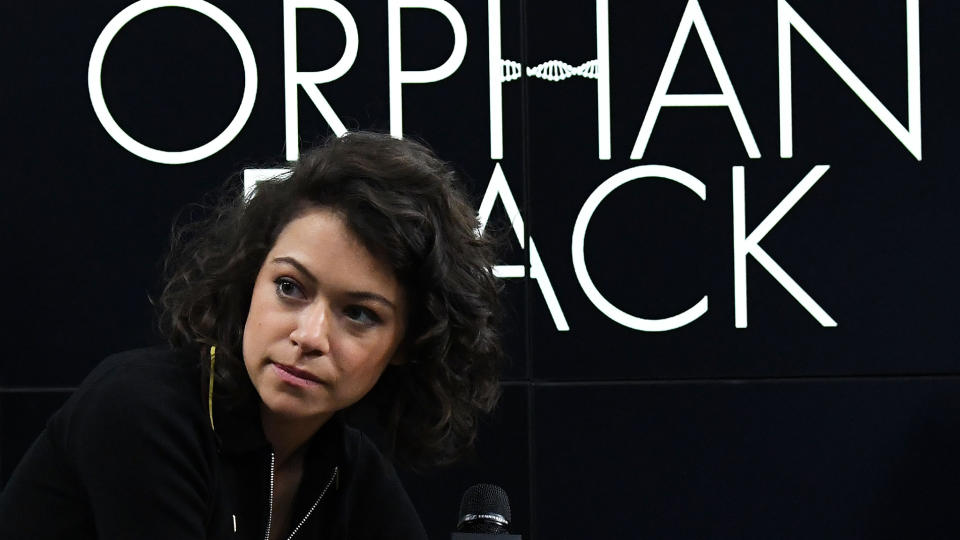 Orphan Black star Tatiana Maslany discusses the final season of the show at Build Studio on Junge 6, 2017.