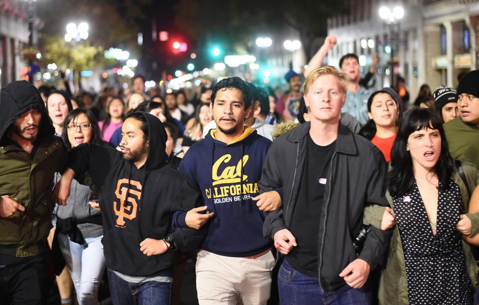 Protests after Donald Trump’s victory