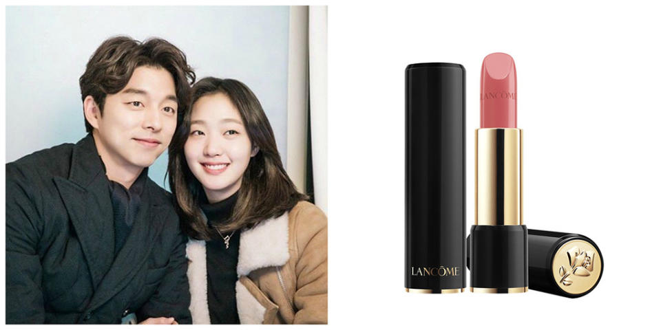 Lipstick Jun Ji Hyun Kim Go Eun - Lancome La'absolu Rouge #264 Goblin