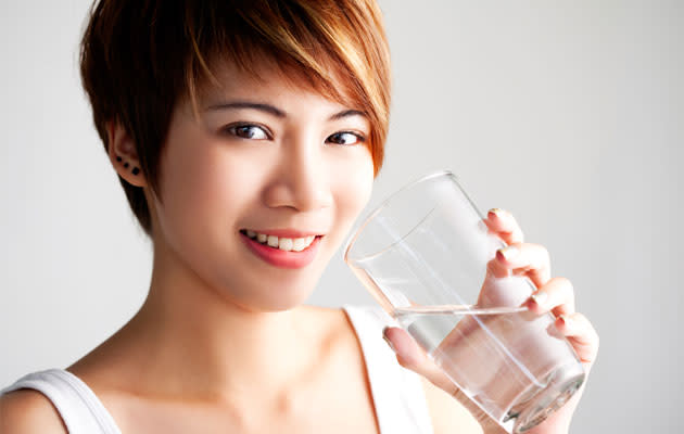 Drinking sufficient fluids is one way to prevent blood in urine. (Thinkstock photo)