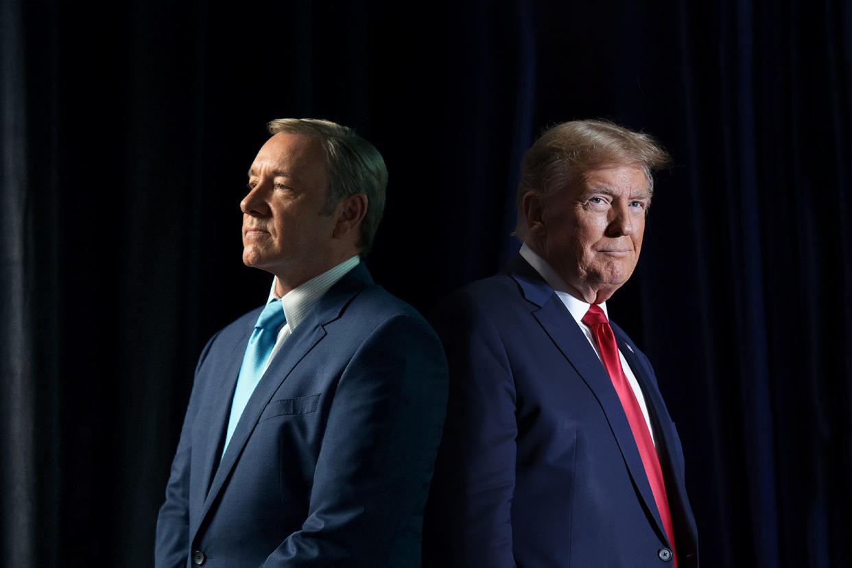 House Of Cards; Donald Trump Photo illustration by Salon/Getty Images/Netflix/David Giesbrecht