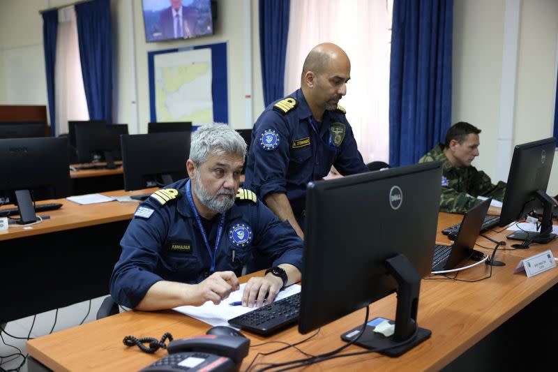 EU's naval mission "Aspides" in Larissa