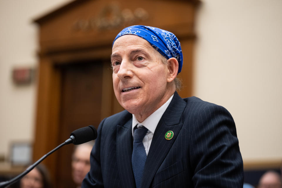 Rep. Jamie Raskin, D-Md., testifies before the Weaponization of the Federal Government Subcommittee. 