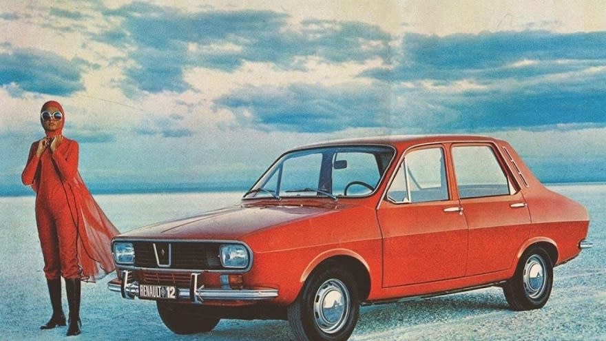 El Renault 12 en sus primeras promociones en Argentina.