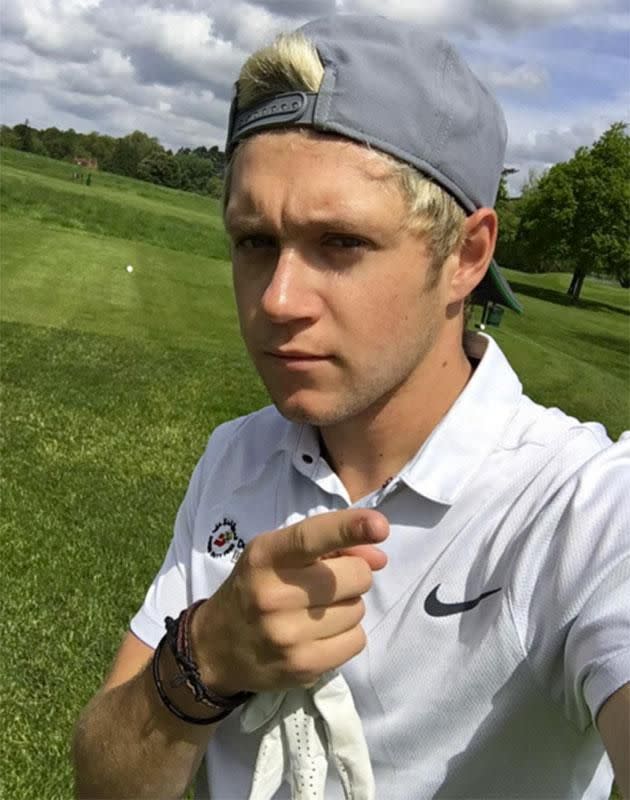 Niall's not happy. Source: Instagram