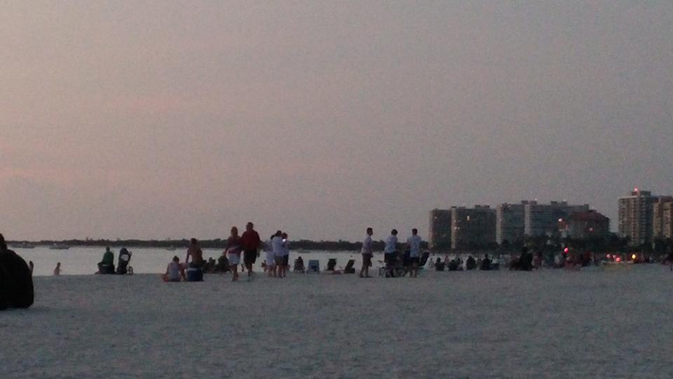 A view of Marco's beach at Kane's.