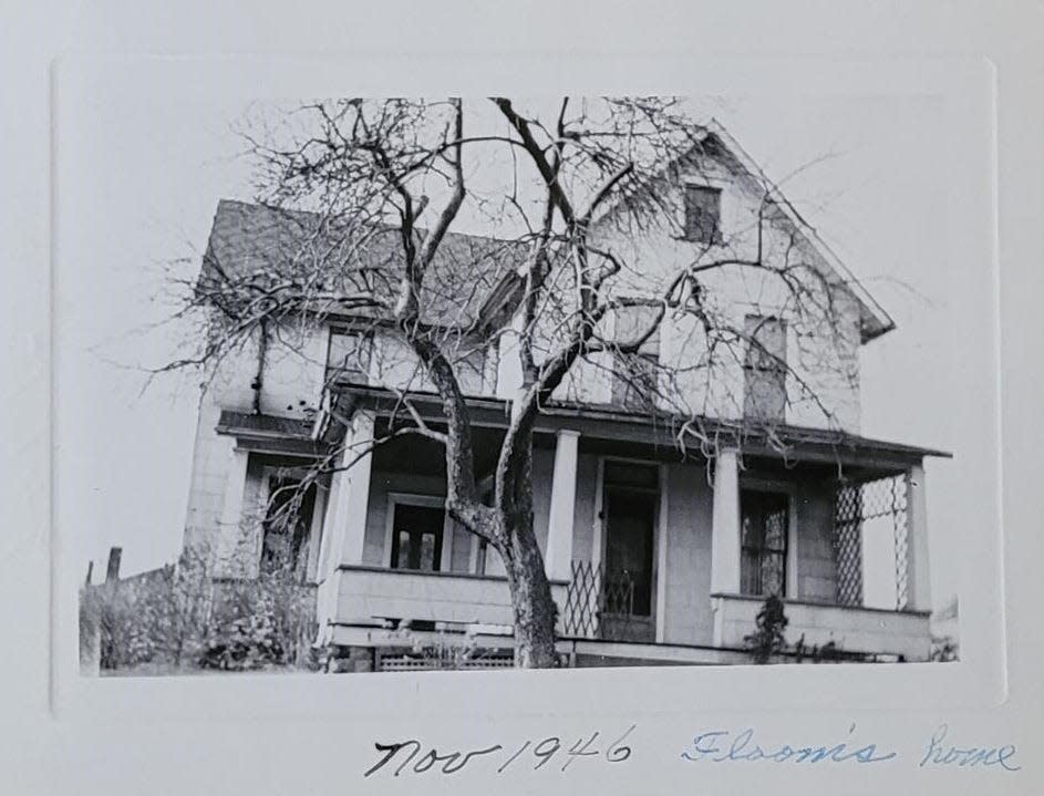 The Floom house in a photo from 1946.