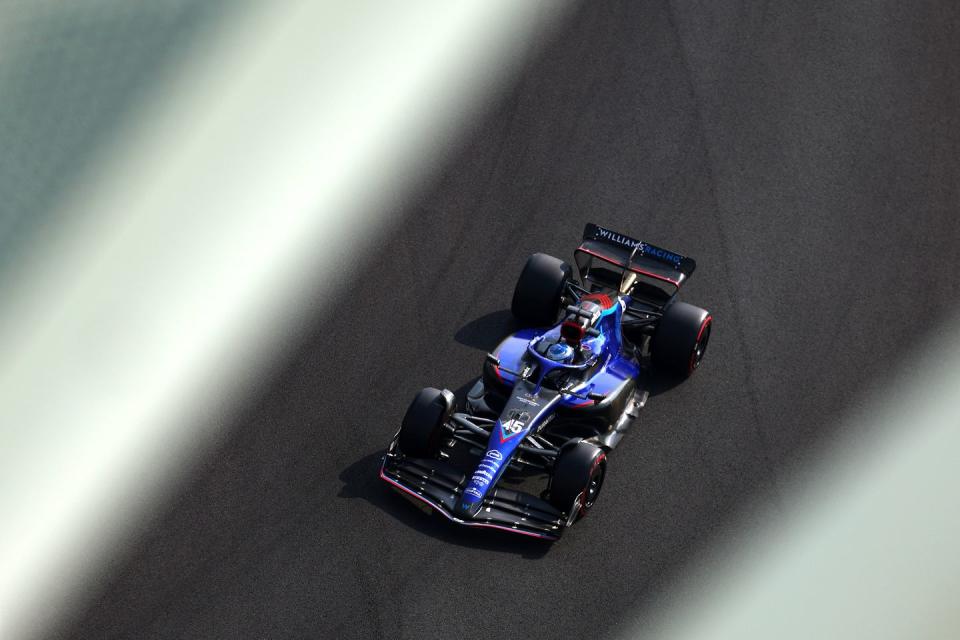 formula 1 testing in abu dhabi day one