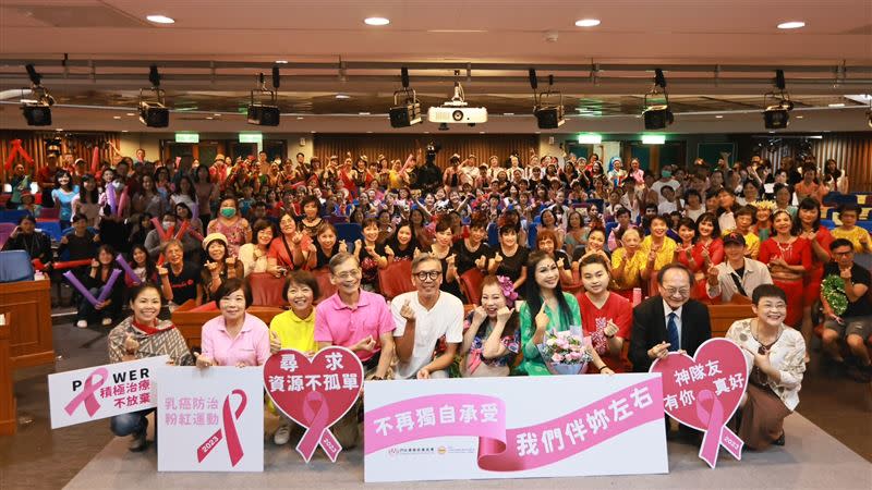 愛波舞后今年總共集結了33組參賽團體，近200位乳癌姊妹跳出屬於自己的回憶殺。（圖／台癌提供）