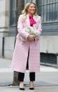 <p>Hilary Duff is seen filming a scene from <em>Younger</em> on Monday in midtown Manhattan. </p>