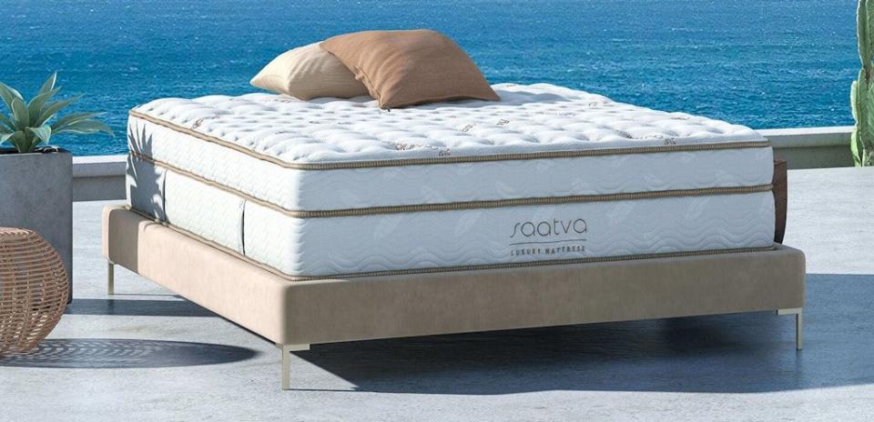 <p><a href="https://go.redirectingat.com/?id=74968X1525083&url=https%3A%2F%2Fwww.saatva.com%2Fmattresses%2Fsaatva-classic&sref=https%3A%2F%2Fwww.popularmechanics.com%2Fpreview%2Fhome%2Fa32644925%2Fbest-mattress%2F&xs=1&xcust=%5Butm_source%7C%5Butm_campaign%7C%5Butm_medium%7C%5Bgclid%7C%5Bmsclkid%7C%5Bfbclid%7C%5Brefdomain%7C%5Bcontent_id%7C87604ad7-1a2e-4a41-ac75-6dfef291e92a%5Bcontent_product_id%7Cc8de6b88-b6bb-4f61-bf42-5960d30fa957%5Bproduct_retailer_id%7C876f2c00-4bce-44f7-adfa-c1657c22a1e8%5Blt%7Csale" rel="nofollow noopener" target="_blank" data-ylk="slk:Shop Now;elm:context_link;itc:0;sec:content-canvas" class="link ">Shop Now</a></p><p>Classic Queen</p><p>$1995.00</p><p>redirectingat.com</p>