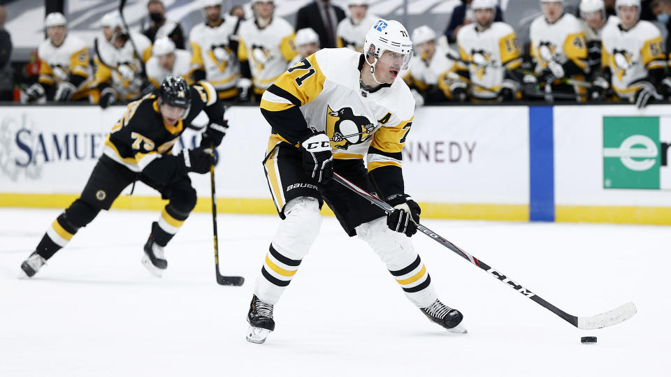 Evgeni Malkin has been a shell of his former self. (Photo by Maddie Meyer/Getty Images)