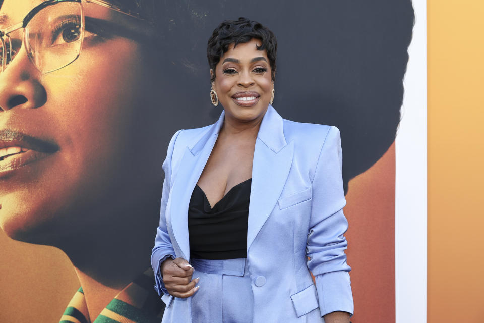Niecy Nash Betts at the premiere of "Shirley" held at The Egyptian Theatre Hollywood on March 19, 2024 in Los Angeles, California. (Photo by John Salangsang/Variety via Getty Images)