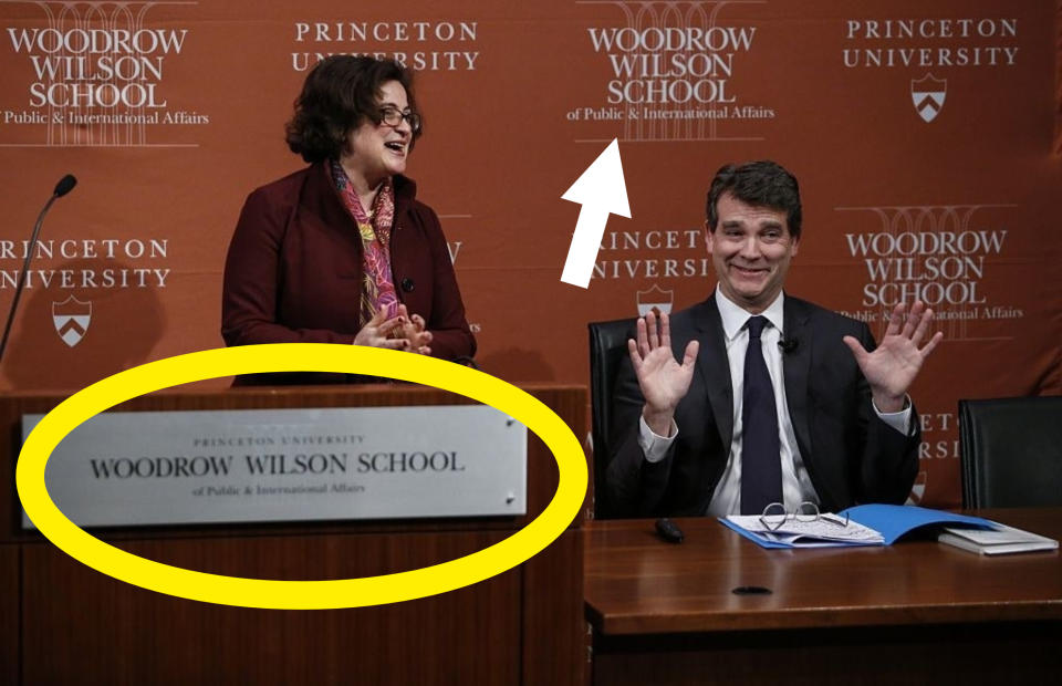 speakers at Princeton's Woodrow Wilson School