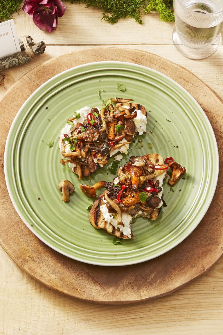 Wild Mushroom Toasts