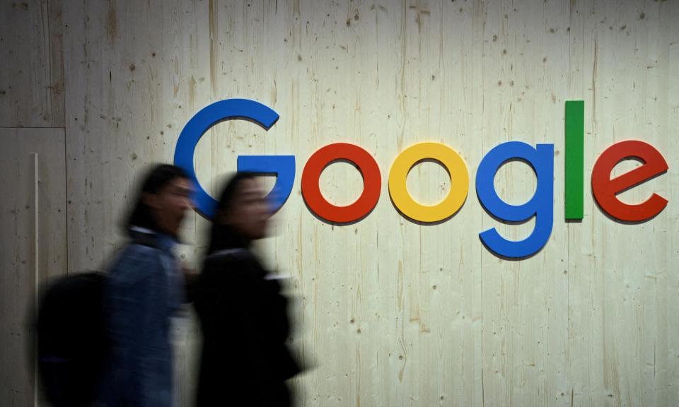 <span>Alphabet’s quarterly figures included better than expected results from its core Google search business.</span><span>Photograph: Annegret Hilse/Reuters</span>