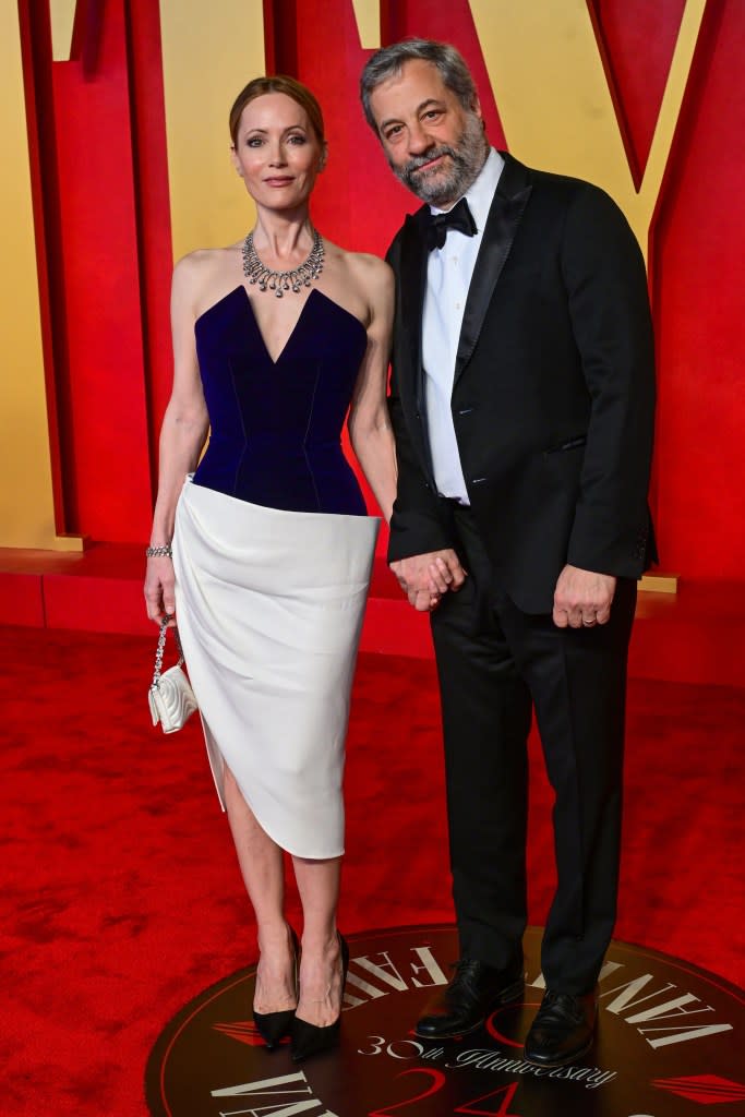 Judd Apatow and Leslie Mann Vanity Fair Oscar Party, Arrivals, Los Angeles, California, USA - 10 Mar 2024