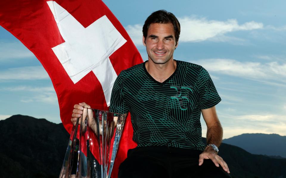 Roger Federer beat Stan Wawrinka in the final of Indian Wlls - EPA