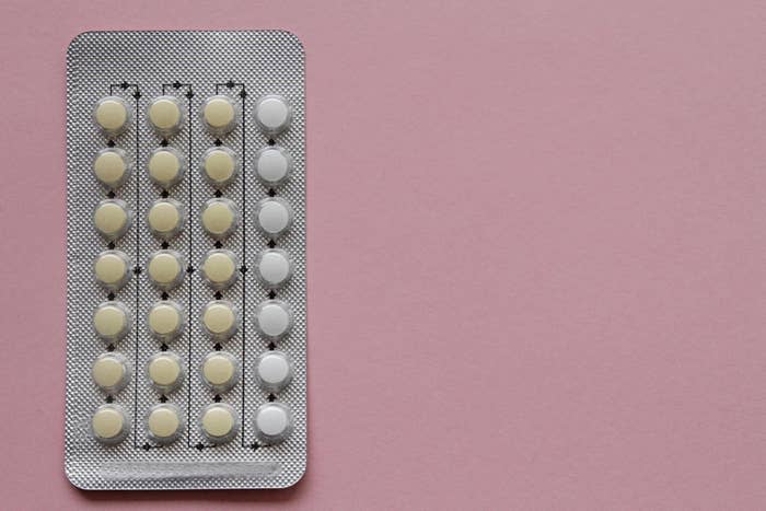 A pack of birth control pills