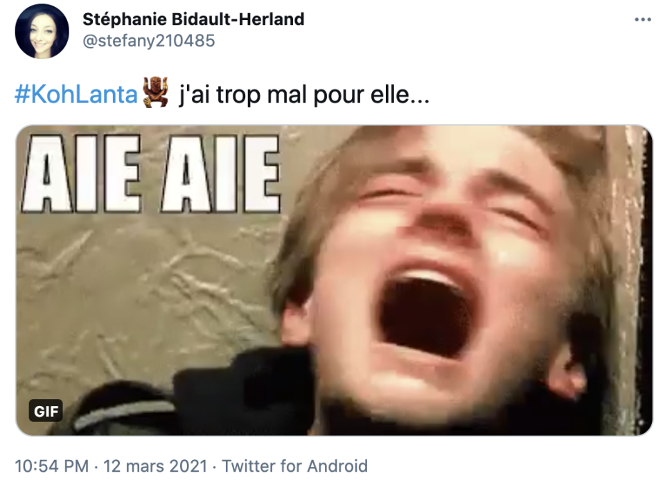 Les internautes sous le choc ont imaginé sa douleur !