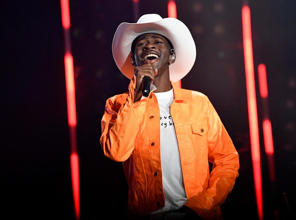 Lil Nas X performs during the 2019 CMA Fest June 8, 2019 in Nashville, Tennessee.