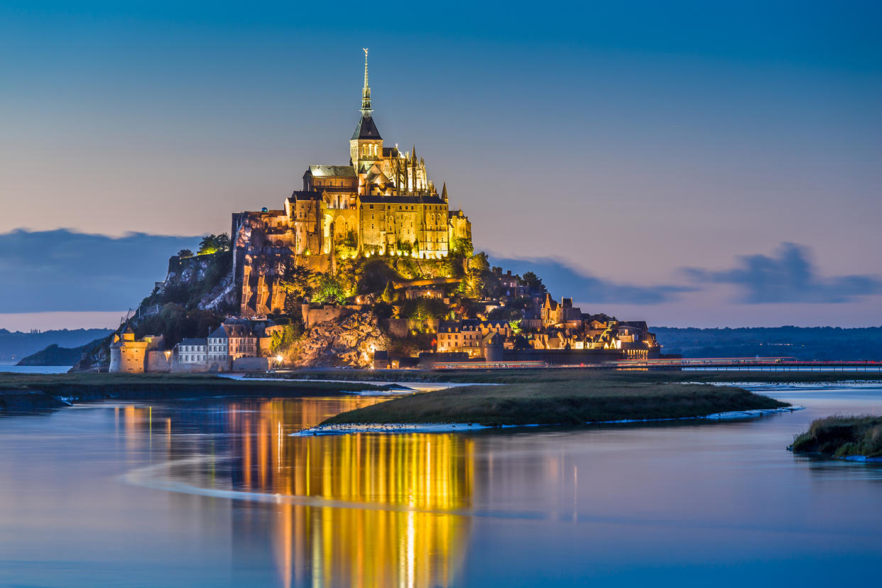 Le Mont Saint Michel, on France's northern coast: Getty Images/iStockphoto