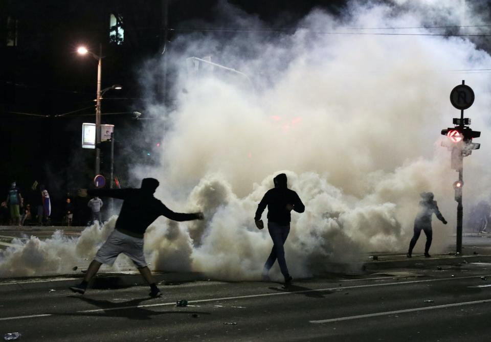 Serbian protest tear gas.JPG