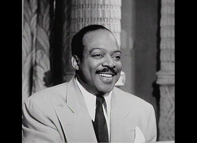 William "Count" Basie was a famous bandleader and jazz musician who is considered responsible for much of the "Big Band" sound of the 1930s and 1940s.     <a href="http://projects.latimes.com/hollywood/star-walk/count-basie/" target="_hplink">He died of pancreatic cancer</a> in 1984 at the age of 79. 