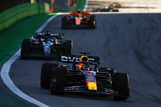 Verstappen wins Sao Paulo sprint race