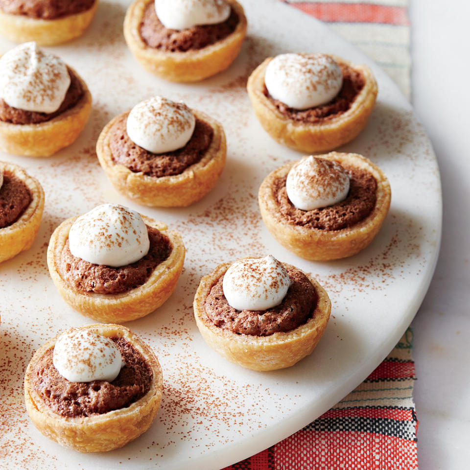 Mini Chocolate Chess Tarts