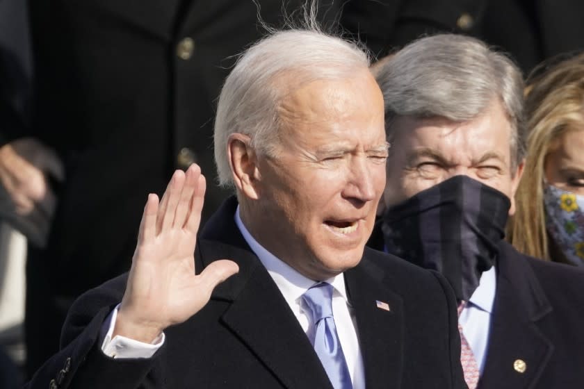 Joe Biden is sworn in as the 46th president of the United States.